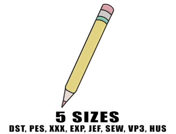 Charming Pencil Embroidery for Personalized Gifts