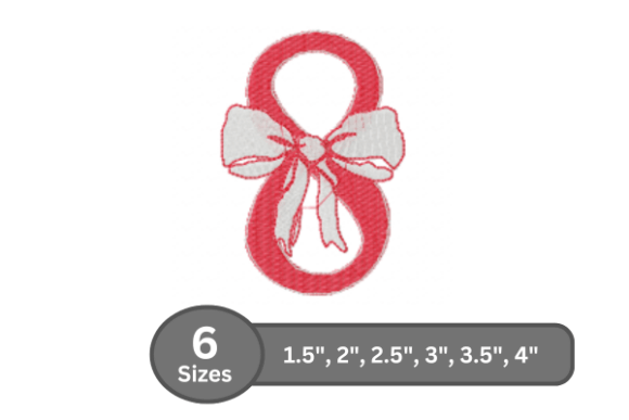 Cherry Knot Number - 8: A Stylish Monogram Choice for Boutique Apparel