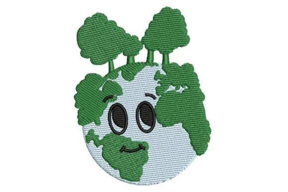 Earth Day Smile: Embroidery Design Review
