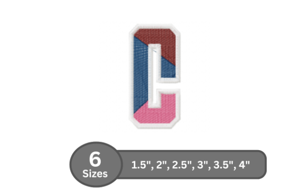 Street Varsity Alphabet - C: A Designer’s Take on Personalized Gift Embroidery