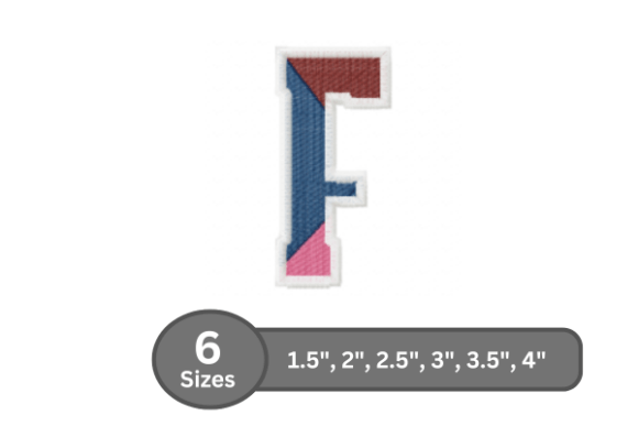 Street Varsity Alphabet - F: A Designer’s Take on Sweatshirt Embroidery