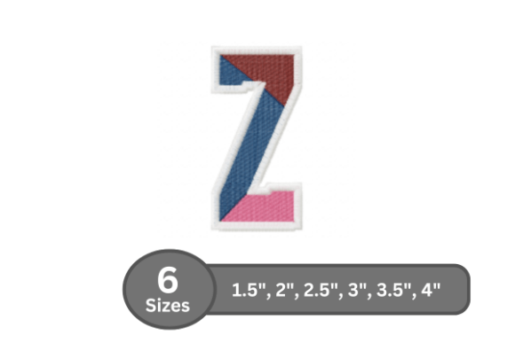 Street Varsity Alphabet - Z: A Designer’s Review for Personalized Embroidery Gifts